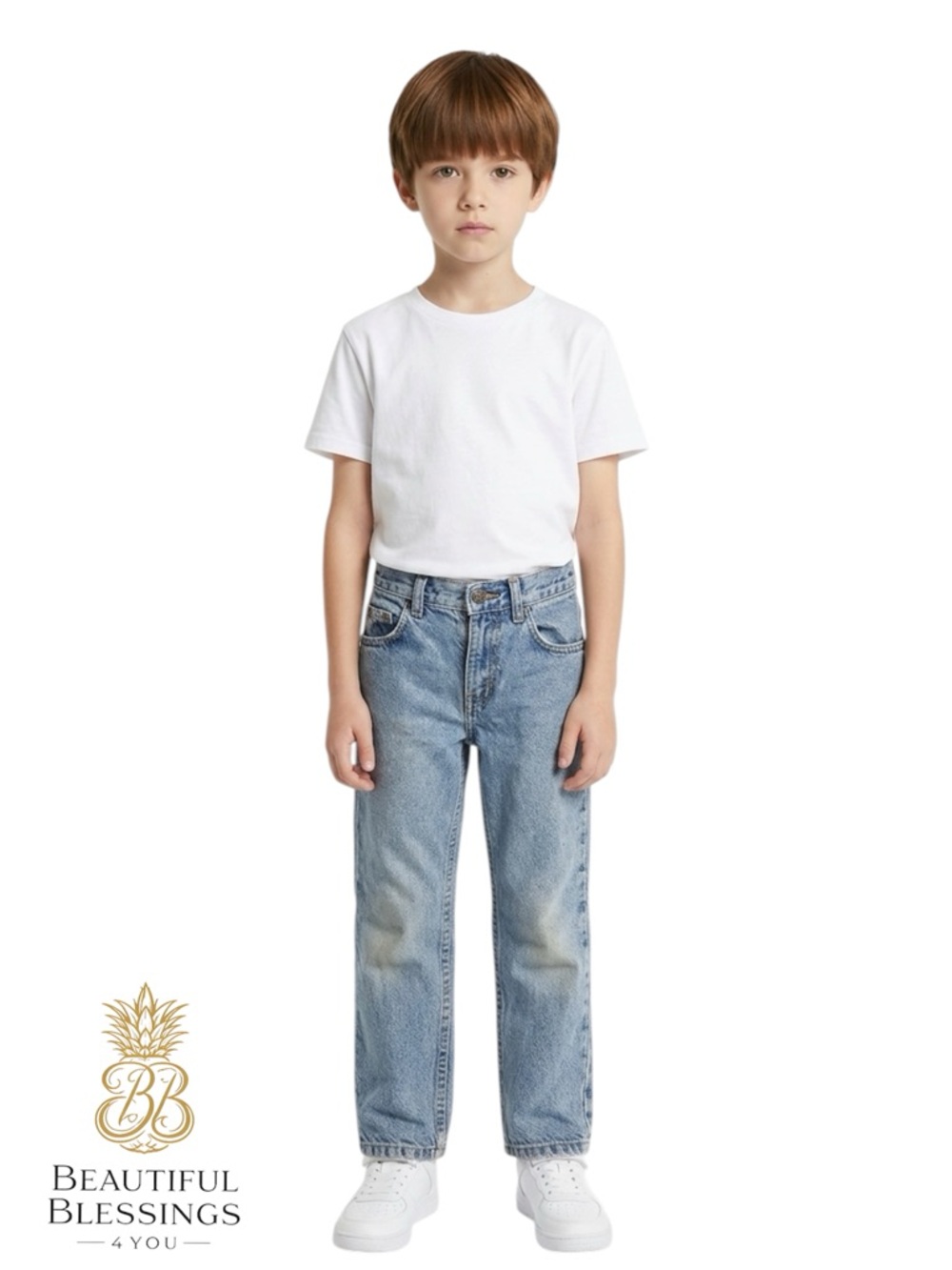 GAP Easy Fit Light Blue Denim Jeans - Boy’s Size 6